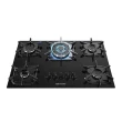 Cooktop Mueller 5 Bocas Vidro Preto Tripla Chama Bivolt 601270003